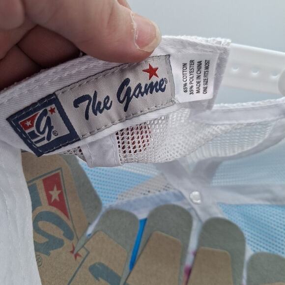 Minnesota Vikings Tie Dye Trucker Snapback Patch Hat Cap NFL The Game Cotton - Picture 8 of 8